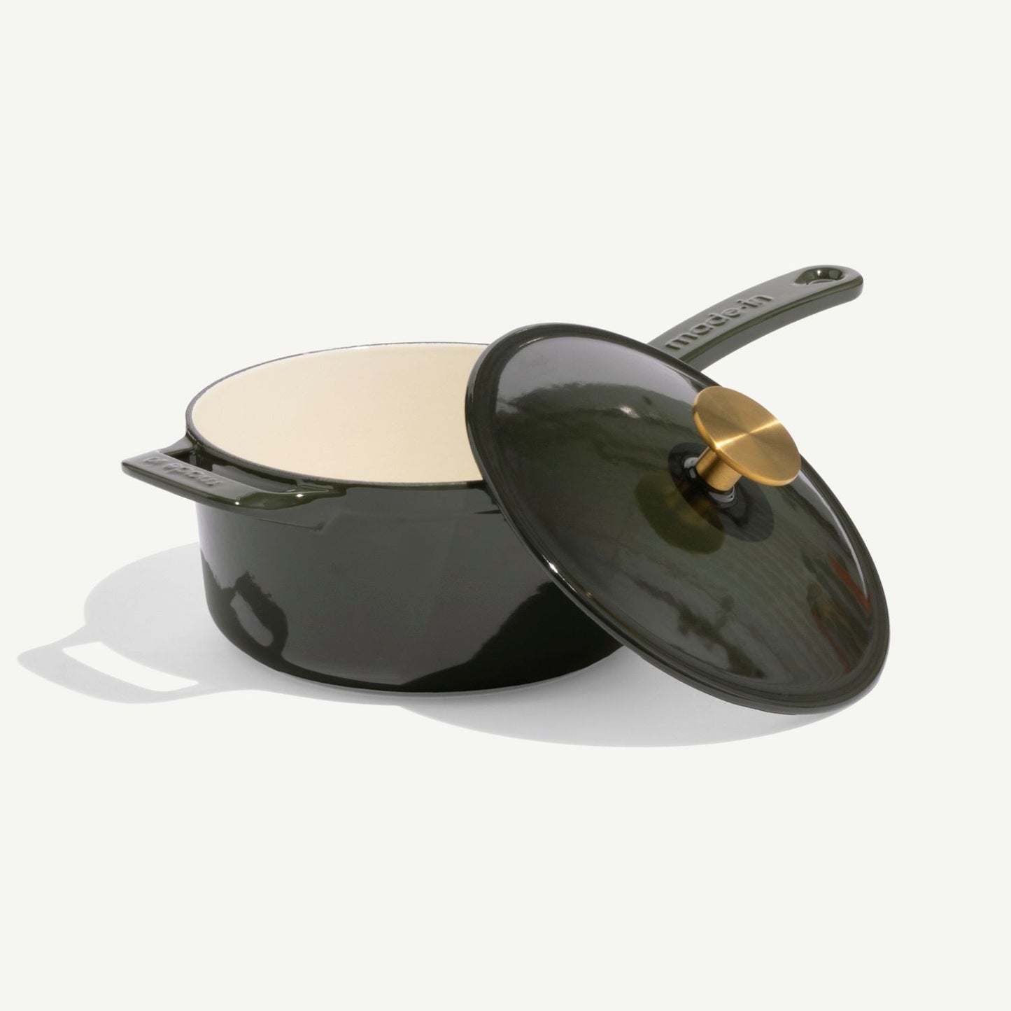 Enamelled Cast Iron Saucepan