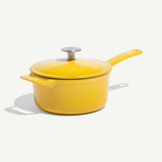 Enamelled Cast Iron Saucepan