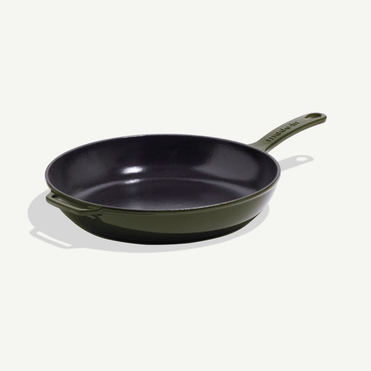 Enamelled Cast Iron Skillet