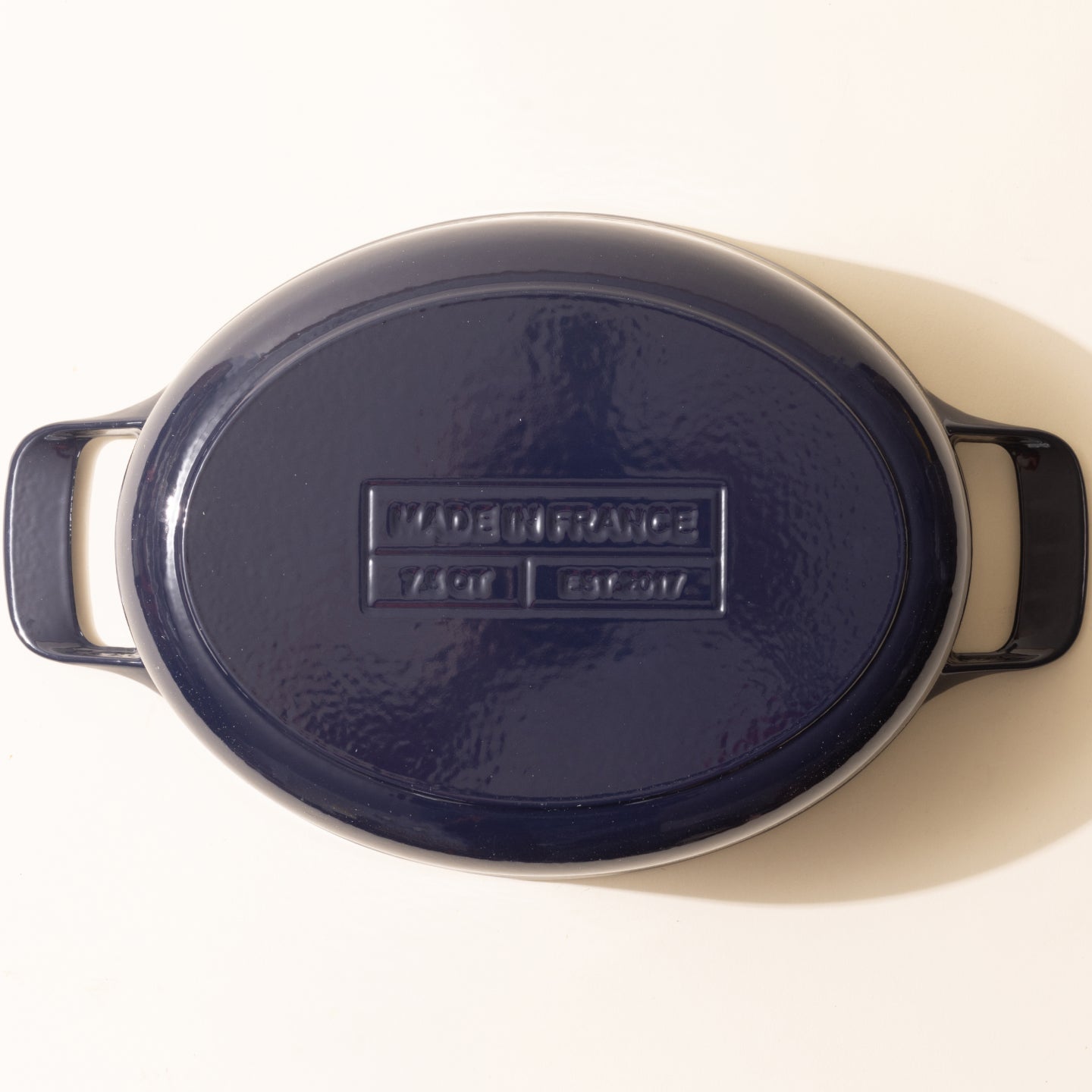 Enamelled Cast Iron Oval Dutch Oven