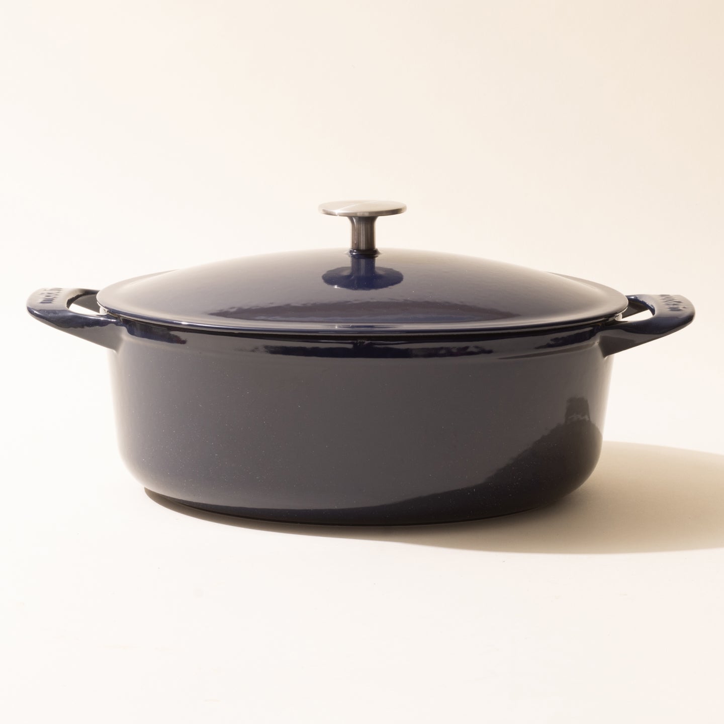 Enamelled Cast Iron Oval Dutch Oven
