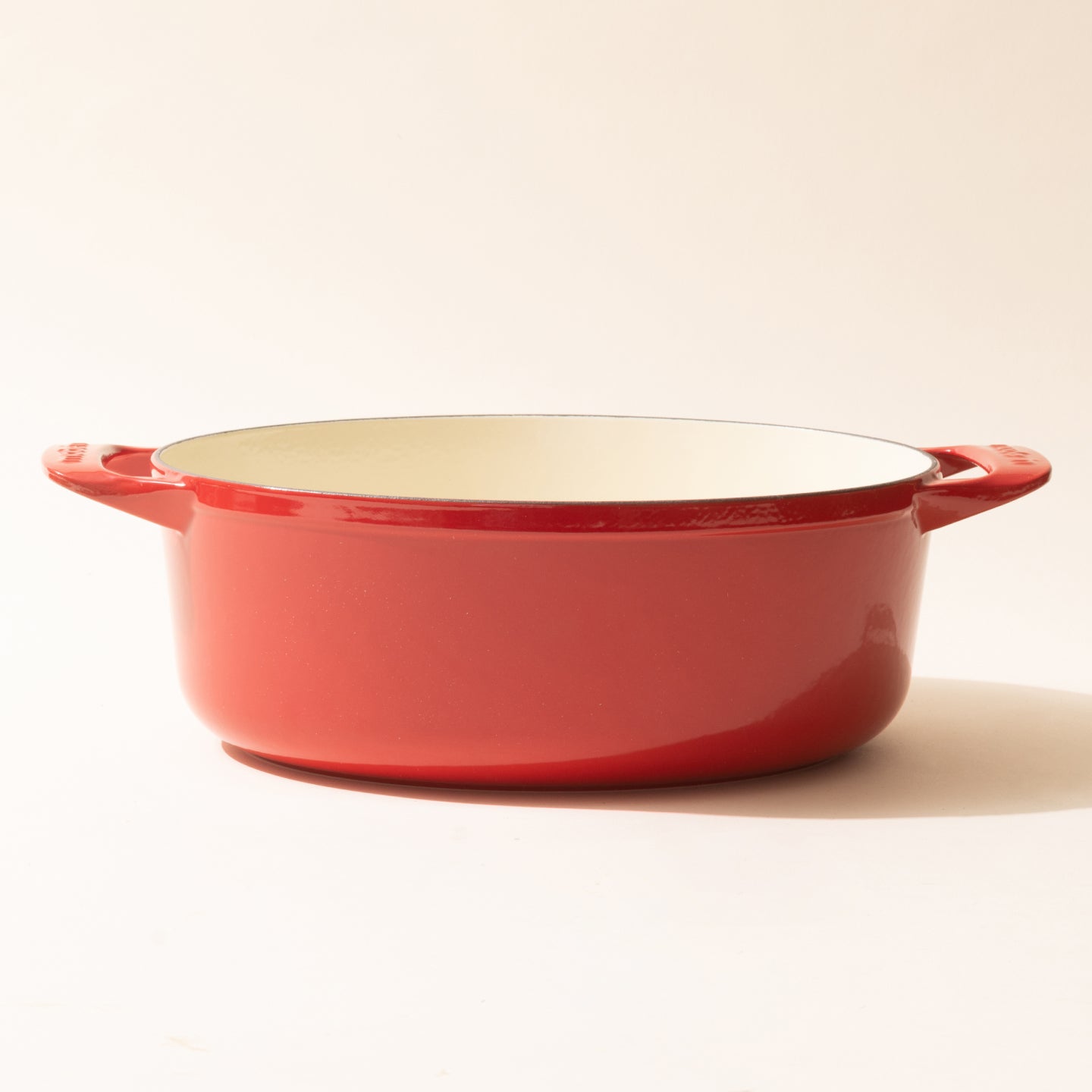 Enamelled Cast Iron Oval Dutch Oven