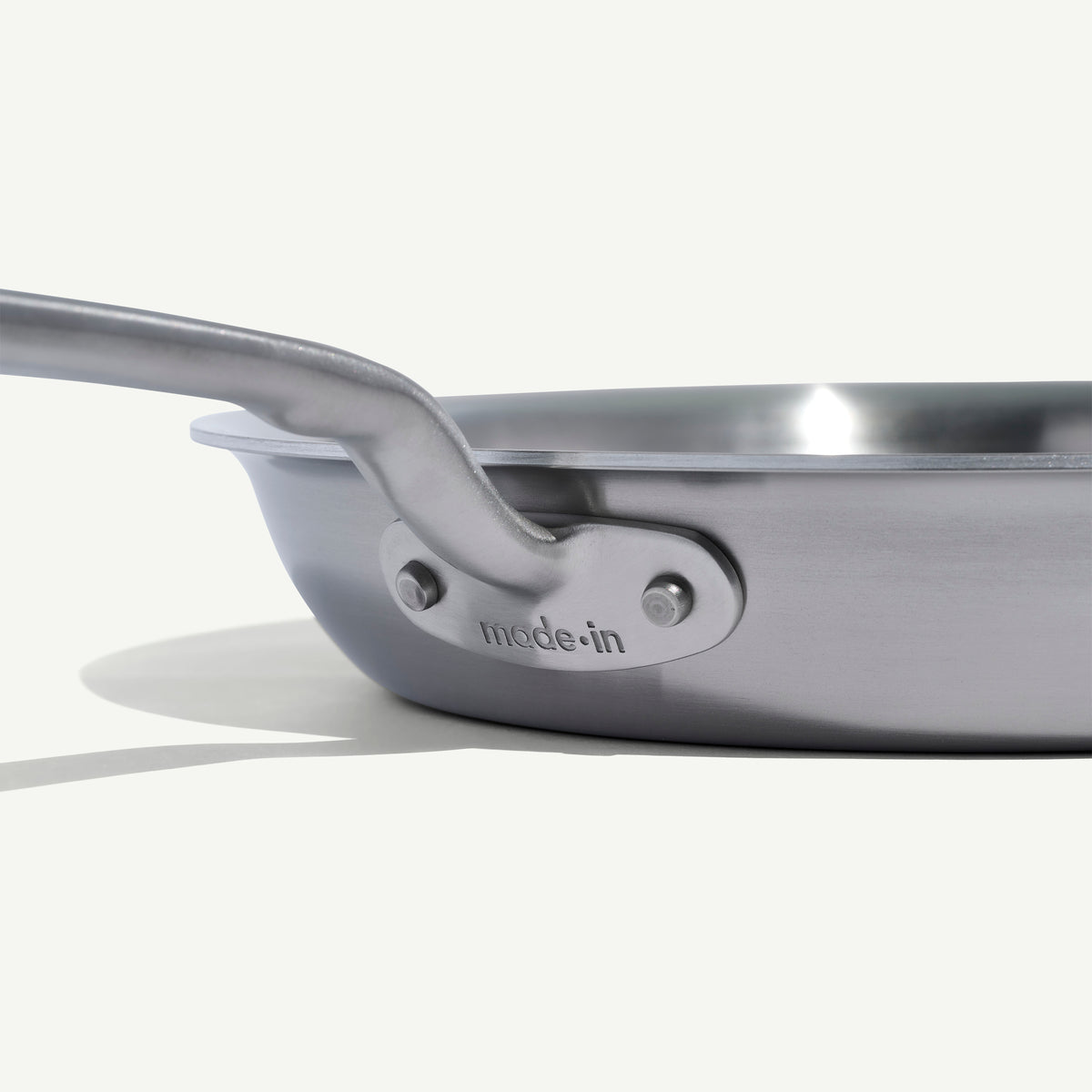 Frying Pan Rim Stainless Clad Frying Pan – Made In Cookware - UK